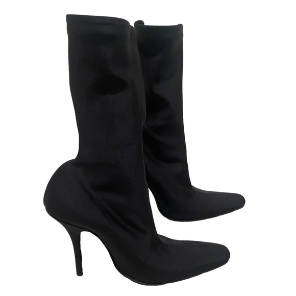 Balenciaga Authentic Knife Crepe Jersey Boots - Picture 7 of 15